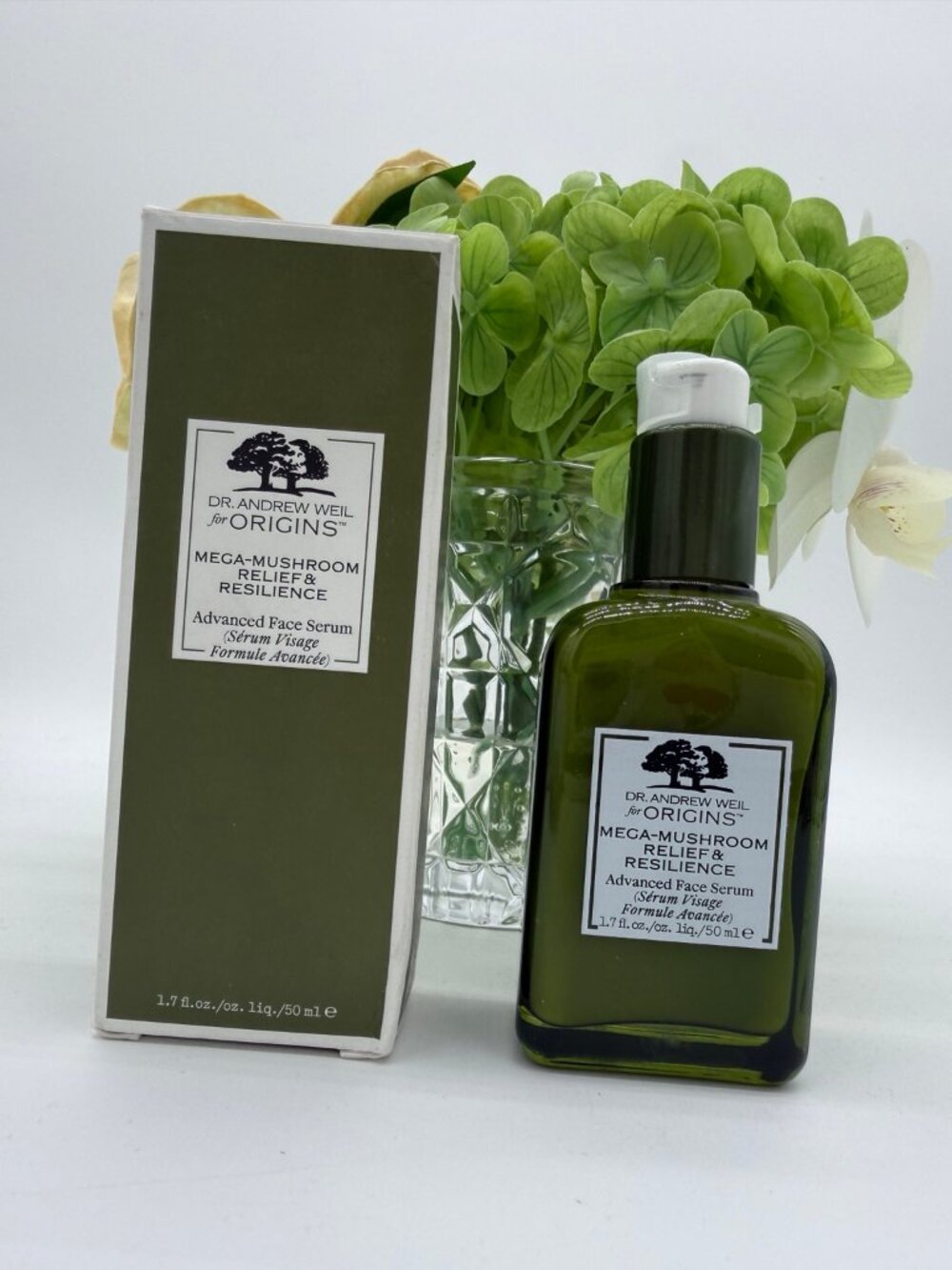 Origins Mega-Mushroom Relief & Resilience Advanced Face Serum 1.7oz New